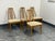 American American of Martinsville Mid 20th Century Sculpted Spindle-Back Dining Chairs, Set of Four For Sale - Image 3 of 12