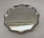 1980s Silver Scalloped Edge Salver , Gadroon Mount 10 In. For Sale - Image 5 of 8