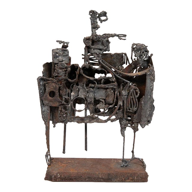 Agnese Udinotti Figurative Brutalist Table Sculpture For Sale
