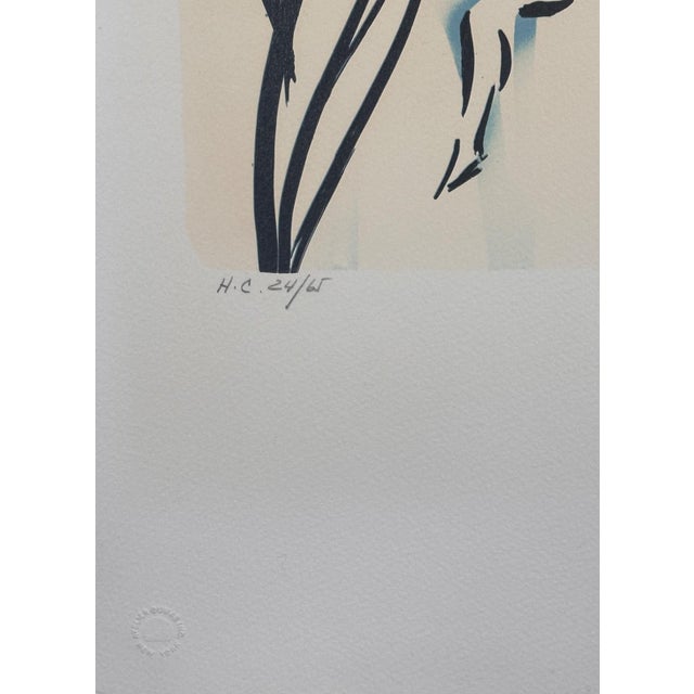 1980s Dali Fleurs Surrealiste Vanishing Face Hand Sign Numbered Lithograph Surreal Art For Sale - Image 4 of 5