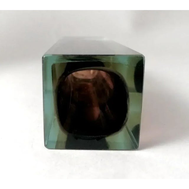 Murano Sommerso Colored Glass Vases by Alessandro Mandruzzato, 1960s, Set of 2 For Sale - Image 10 of 13