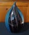 Abstract Eros Raffael Signed Murano Art Glass Teardrop Sculpture – Blue and Tortoiseshell For Sale - Image 3 of 16