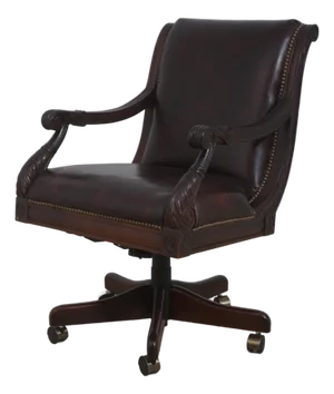 Sam Moore Rolling Leather Desk Chair