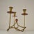 Mid Century free form copper and brass candelabra by Gunar Ander is elegant. It has three arms is suitable for regular...