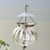 French Country 19th Century 2 Light Crystal Glass Hundi Belgium Lamp Chandelier For Sale - Image 3 of 7