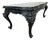 French Style Black Painted Desk For Sale