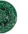 Victorian Circa 1880 Majolica Green-Glazed Geranium Plate, Hope & Carter, English For Sale - Image 3 of 7