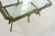 1970s Oversized Hollywood Regency Gilt Iron Two-Tier Glass Coffee Table For Sale - Image 4 of 13