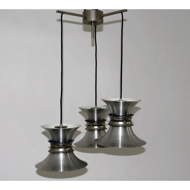 Mid-Century Cascading Chandelier by Jo Hammerborg for Fog und Morup For Sale - Image 6 of 6