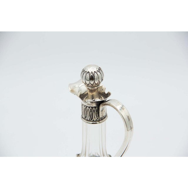 Glass Liqueur Bottle with Lid, in Good conditions.