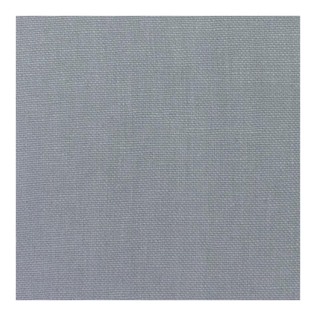 The House of Scalamandré Toscana Linen Fabric, Bluestone For Sale