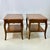 Mid-Century Modern 1950s Vintage Bassett French Provincial Maple 2-Tier Side Tables - A Pair. For Sale - Image 3 of 12