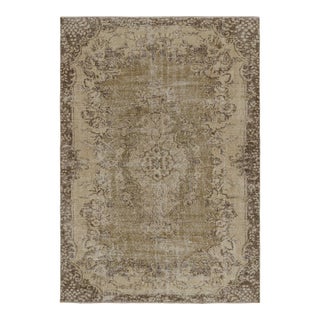 Vintage Zeki Muren Rug in Beige and Brown For Sale