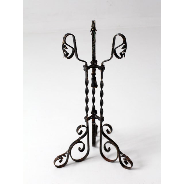 Antique Victorian Wrought Iron Plant Stand For Sale - Image 15 of 18