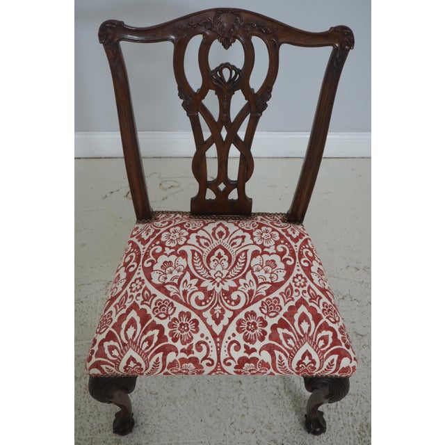 Age: Approx: 30 Years Old Details: Mahogany Ball & Claw Feet Fine Carved Details High Quality Construction Queen Anne Legs...