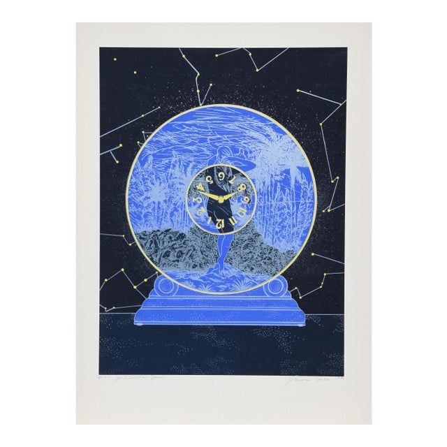 Susan Hall, Interstellar Space, Lithograph For Sale