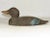 Antique hand carved and hand painted wood duck decoy, c.1900 The body is well carved with a realistic ribbed pattern...