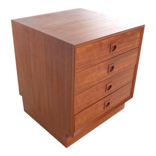 Four Drawer Night Stand Circa 1960's att.to G Plan For Sale