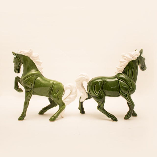 1950s Vintage Japanese Horse Figurines a Pair Chairish
