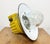 Industrial Yellow Explosion Proof Lamp with Grey Enameled Shade from Elektrosvit, 1990s For Sale - Image 15 of 16