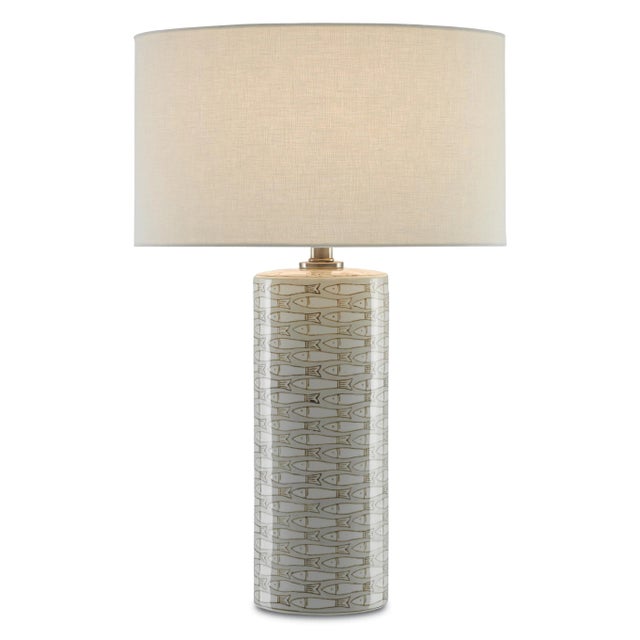 Coastal Currey & Company Fisch Large Table Lamp For Sale - Image 3 of 5