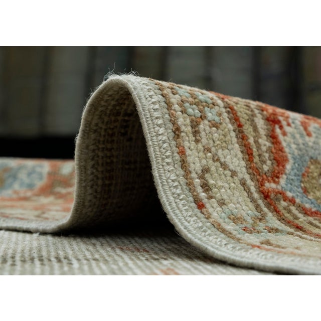 Textile Turkish Oushak Rug 5'2" x 7' #17946 For Sale - Image 7 of 8