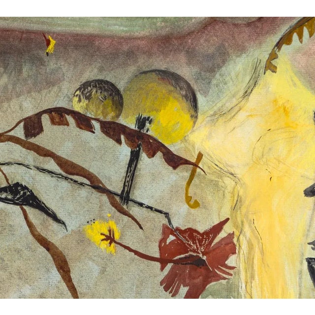 Paper Wolfgang Thesen, Nr. 6, 1985, Mixed Media on Paper For Sale - Image 7 of 9