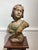 La Moisson Bust in Polychrome Gesso from Freres Citti For Sale - Image 4 of 14