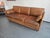 Tan Vintage Living Room Set in Cognac Buffalo Leather from Roche Bobois, 1980s, Set of 3 For Sale - Image 8 of 18
