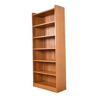 Stickley Mission Oak Arts & Crafts Tall Bookcase For Sale