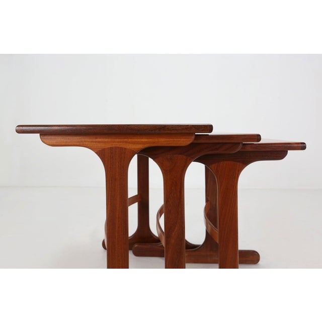 Teak Wood Nesting Tables by G-Plan, 1970s, UK, 1970s, Set of 3 For Sale - Image 15 of 18
