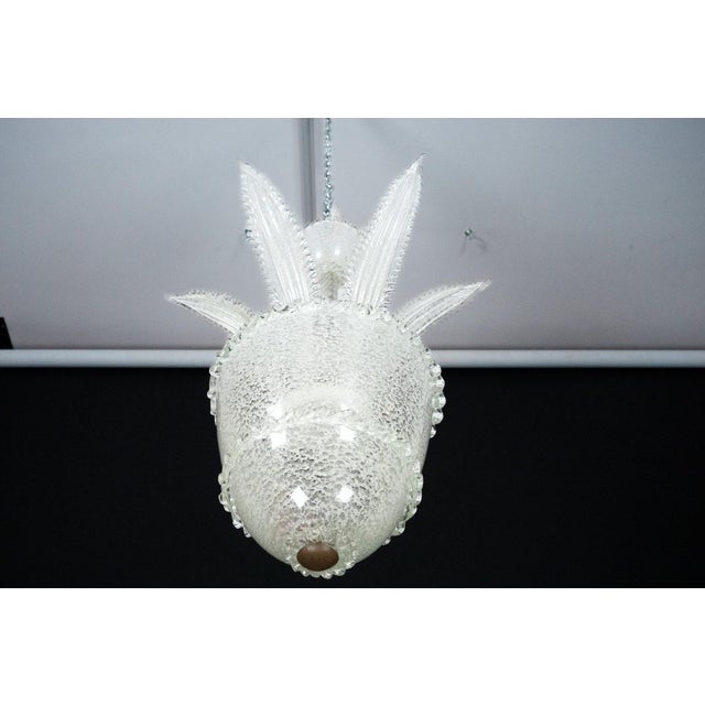 Mid-Century Modern Vintage Italian Murano Glass Pendant Light, 1930s For Sale - Image 3 of 14