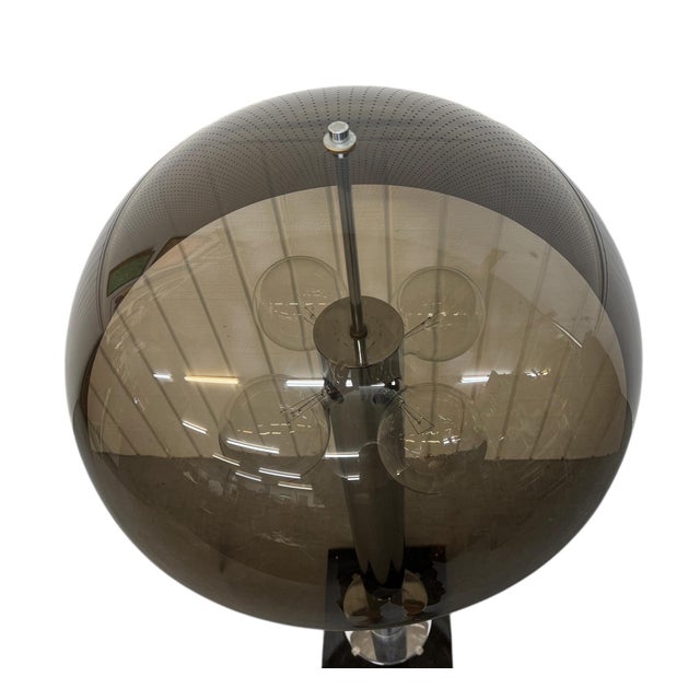 Mid 20th Century Mid-Century Modern Mushroom Chrome Floor Lamp For Sale - Image 5 of 10