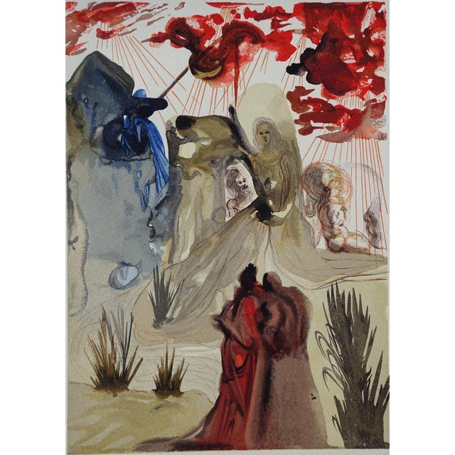 Salvador Dalí (1904-1989) Purgatory 28: The Divine Forest Color wood engraving Unsigned On BFK Rives wove paper, 26 x 33...