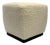 Caracole Modern Off-White Marshmallow Ottoman For Sale