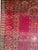 Near Square Size Vintage Turkmen Tekke Ensi in Prayer Pattern in Red, Navy, Ivory, Blue For Sale - Image 12 of 16