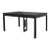 1960’s MCM Asian Parson Style Black Extension Dining Table by Grand Rapids Bookcase & Chair Company For Sale