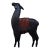 Carved Wood Llama Sculptural Wall Hanging For Sale