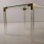 Vintage Coffee Table in Brass & Glass, Italy, 1970s For Sale - Image 4 of 6