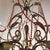 Antique Chandelier with Red Crystals For Sale - Image 10 of 15