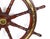 19th Century Teak & Brass 8-Spoke Ships Wheel For Sale - Image 4 of 8