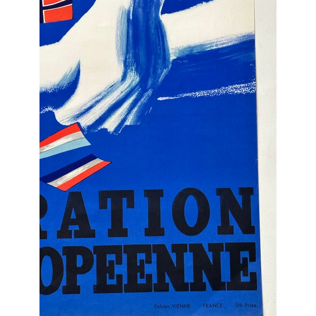 1950s Vintage European Art Poster For Sale - Image 5 of 12