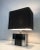 Mid-Century Modern Chrome and Black Lacquered Table Lamp. French, circa 1970 For Sale - Image 3 of 11
