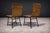 Carlo Hauner Set of 2 Chairs in Metal & Wicker, Carlo Hauner, 1950s For Sale - Image 4 of 9