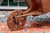 Brown Antique French Walnut Child’s Garden Wheelbarrow For Sale - Image 8 of 16
