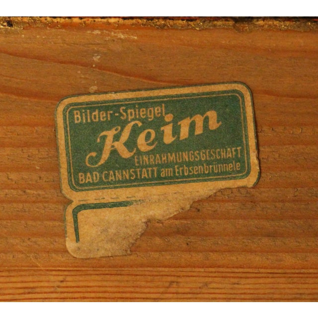 F. Martin, Street Scene at the Isartor in Munich, Early 19th Century, Oil on Canvas, Framed For Sale - Image 8 of 9