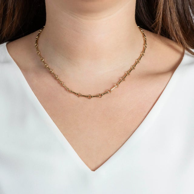 We worked very hard to create the perfect link layering necklace. Wear it with a charm or just on it's own. This piece...