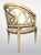 1960s Neoclassical Style Pair of Loop Barrel Back Chairs Nina Campbell For Sale - Image 5 of 12