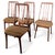 This set of mid century dining chairs features four Nathan high back teak chairs designed to bring authentic British mid-...