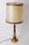Large Hollywood Regency Leather and Brass Table Lamp, 1960s For Sale - Image 14 of 18